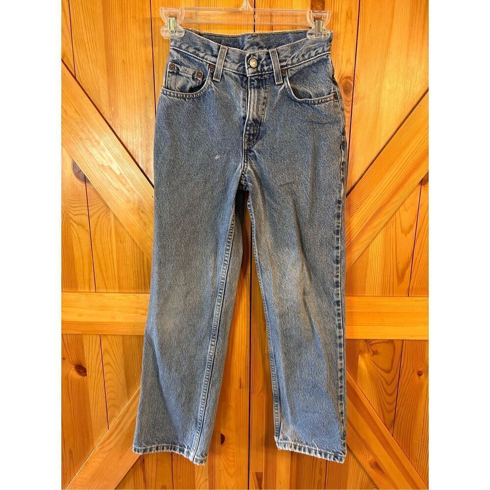 Levi’s vintage 550 relaxed fit slim kids jeans size 12 (4237)